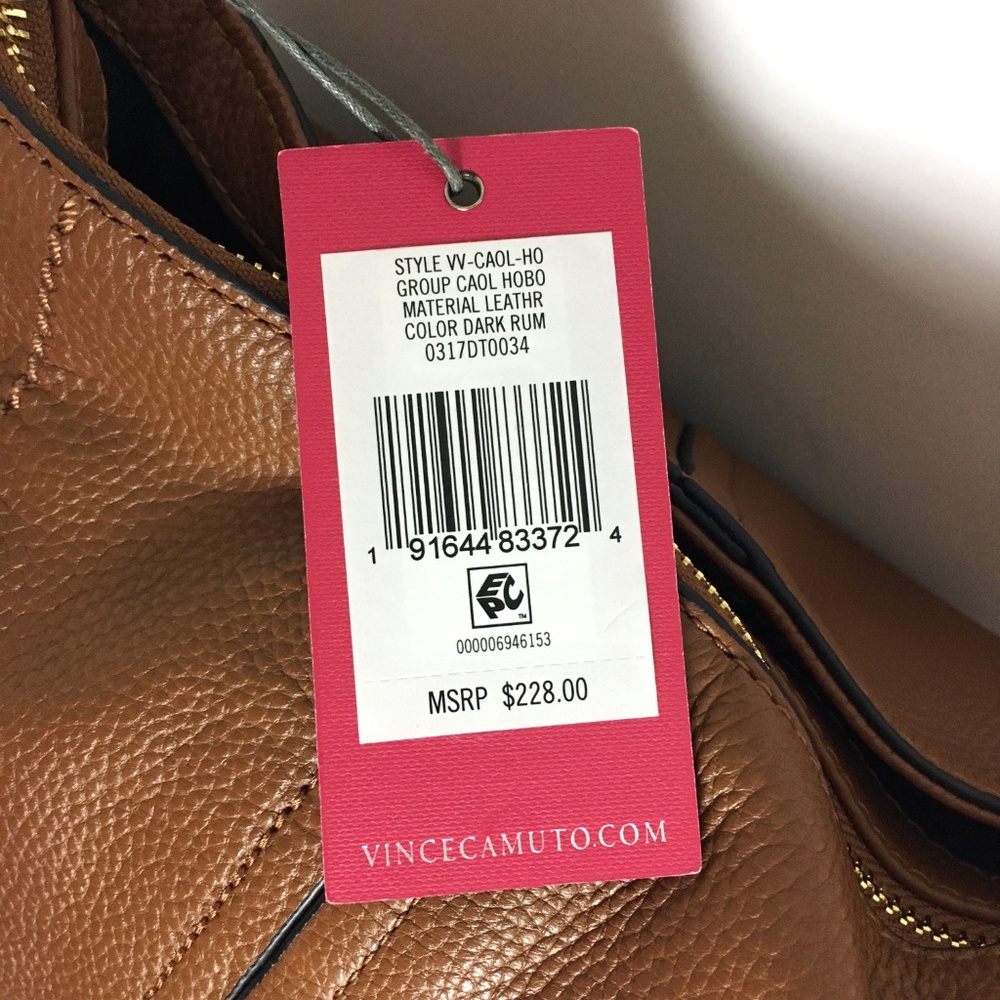 Vince Camuto Caol Leather Hobo Bag - Picture 4 of 6